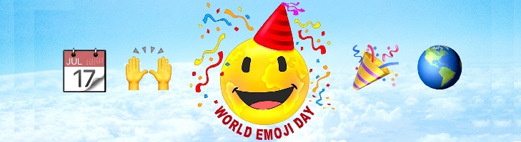 ondersteunt wereld emoji dag