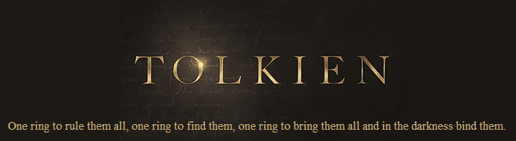 afbeelding versterkt Tolkien dag