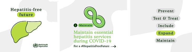 ondersteunen van wereld hepatitis dag