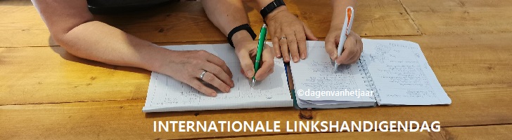 afbeelding ondersteunt internationale linkshandigendag