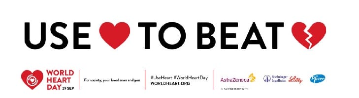 afbeelding ondersteunt wereld hart dag