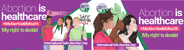 afbeelding ondersteunt veilige abortusdag