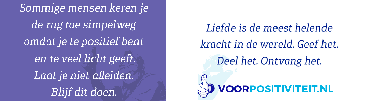 afbeelding versterkt blog over positviteit
