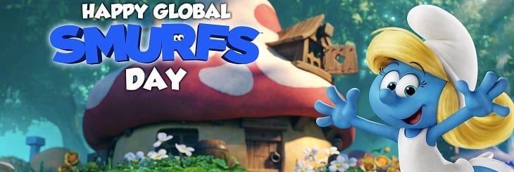afbeelding versterkt wereld smurfen dag