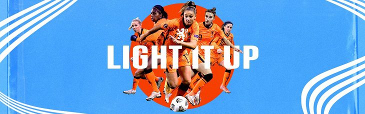 afbeelding versterkt oranje leeuwinnen