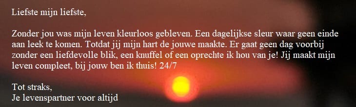 afbeelding versterkt dag van de liefdesbrief