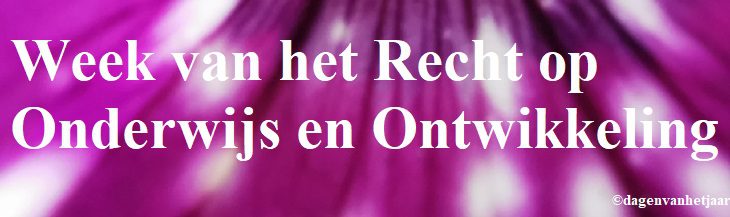 afbeelding versterkt Week van het Recht op Onderwijs en Ontwikkeling