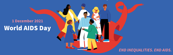 afbeelding versterkt wereld aids dag